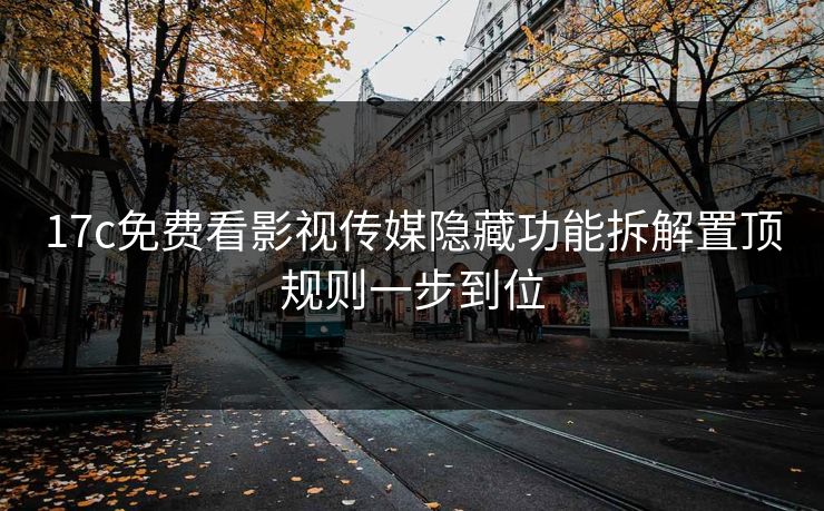 17c免费看影视传媒隐藏功能拆解置顶规则一步到位